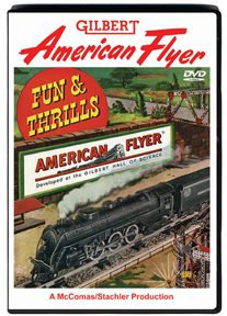 A dvd cover of an american flyer train.