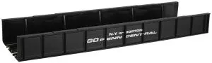 A black box with the words " go penn center " written on it.