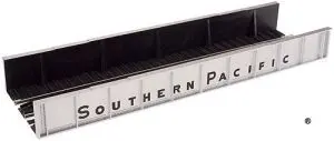 A white box with the words " southern pacific ".