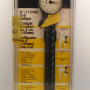 General 144MM 6" Plastic Dial Caliper with Metric Readout