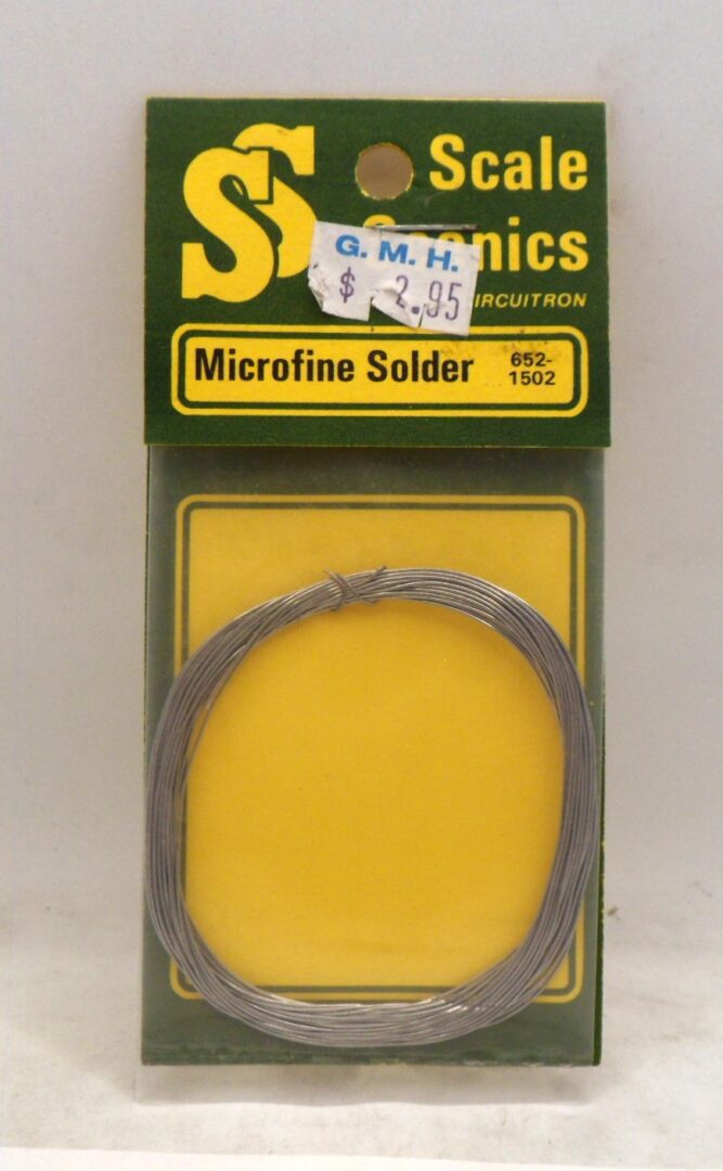 Scale Scenics 652-1502 Microfine Solder